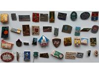Vintage USSR badges (40 pcs.) - LOT 8