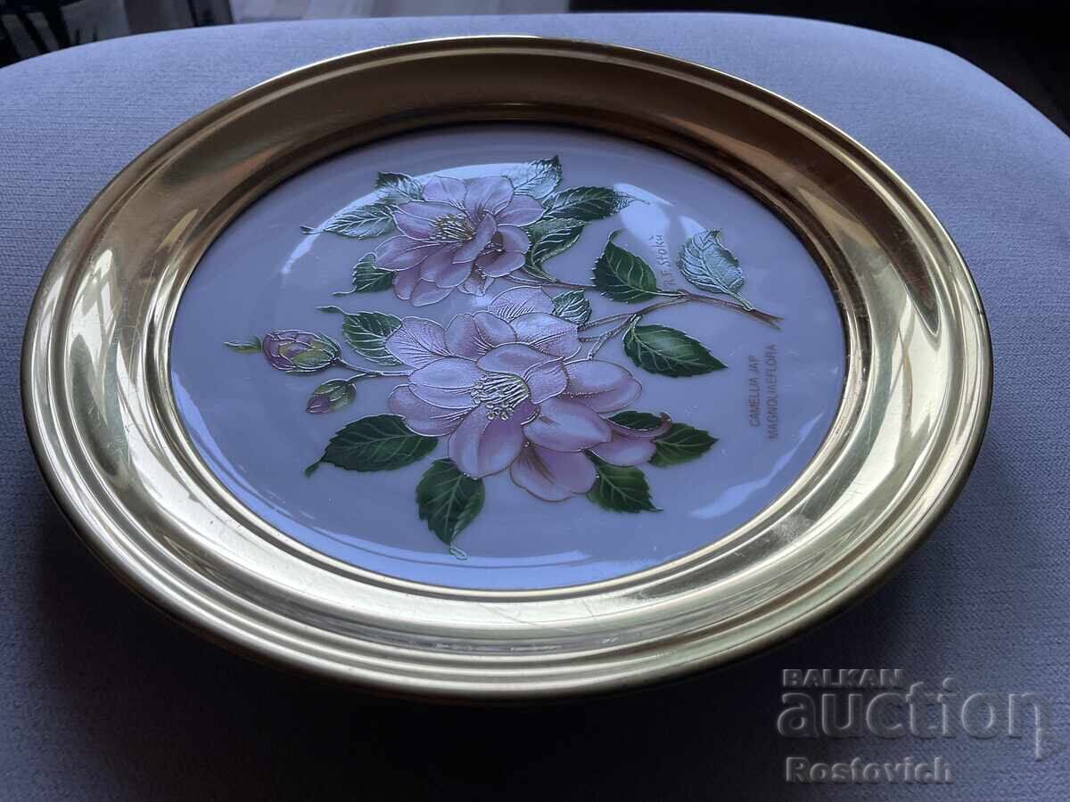 "Camellia Japonica" plate, Winterling, Germany with price € 18.00 | 35.21 BGN