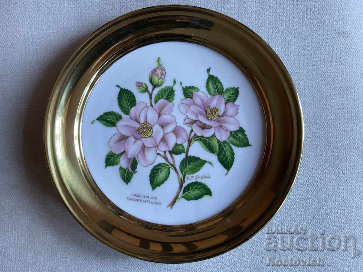 "Camellia Japonica" plate, Winterling, Germany