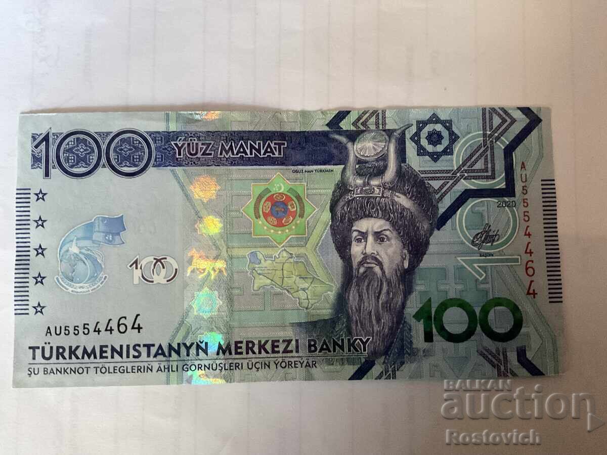 Turkmenistan 100 manat 2020