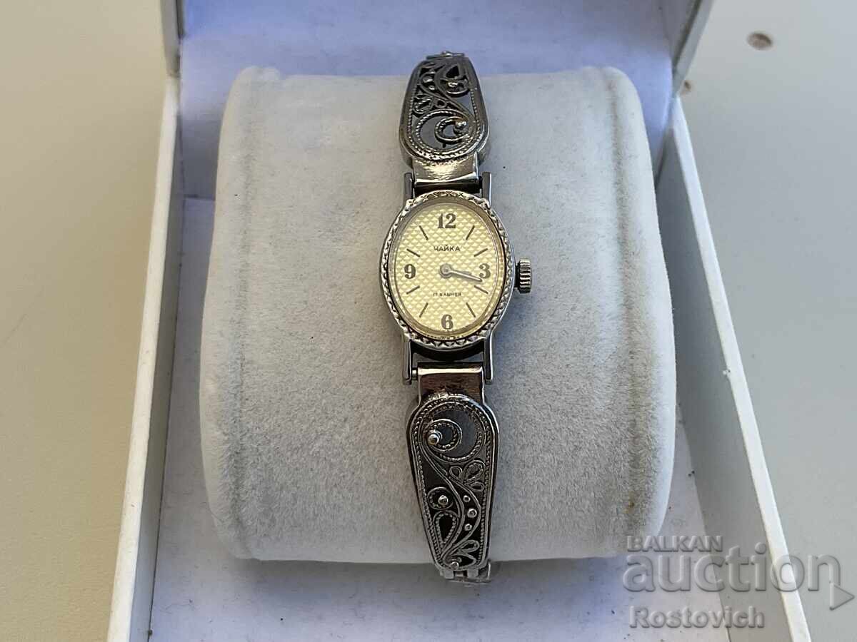 Women's watch "Chaika" 1301, Russia