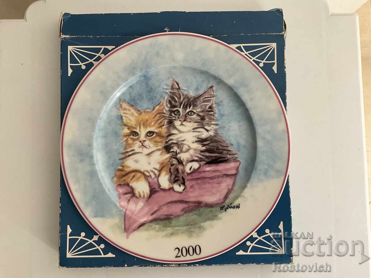 Collector's Plate "Cats", Germany