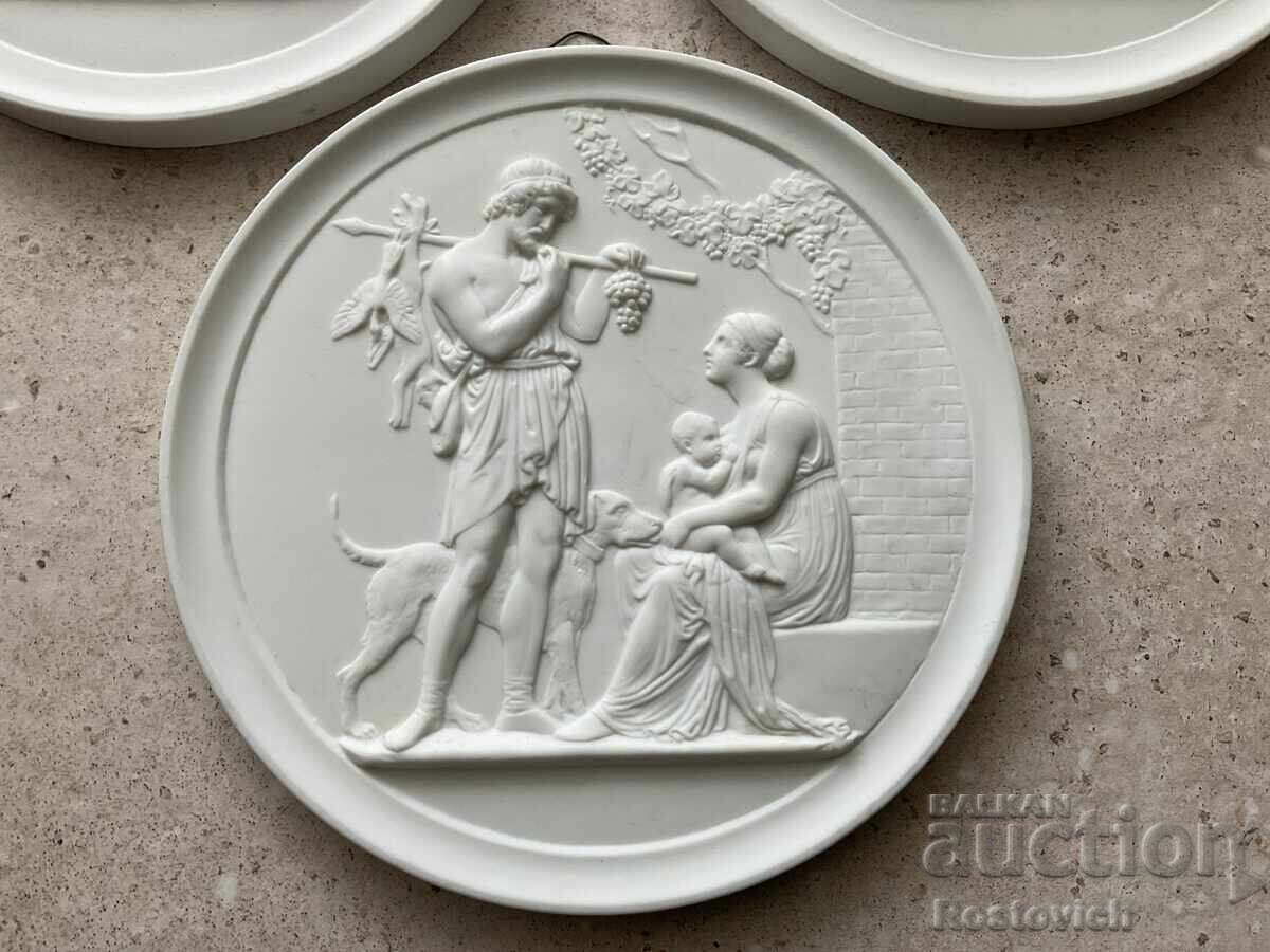 Delivery of Porcelain bas-relief (plaque) "Four Seasons" Royal Copenhagen