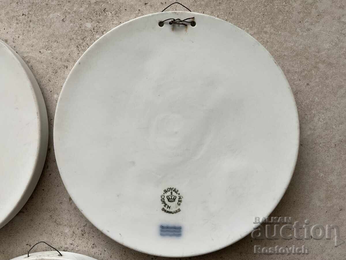 Porcelain bas-relief (plaque) "Four Seasons" Royal Copenhagen - 7