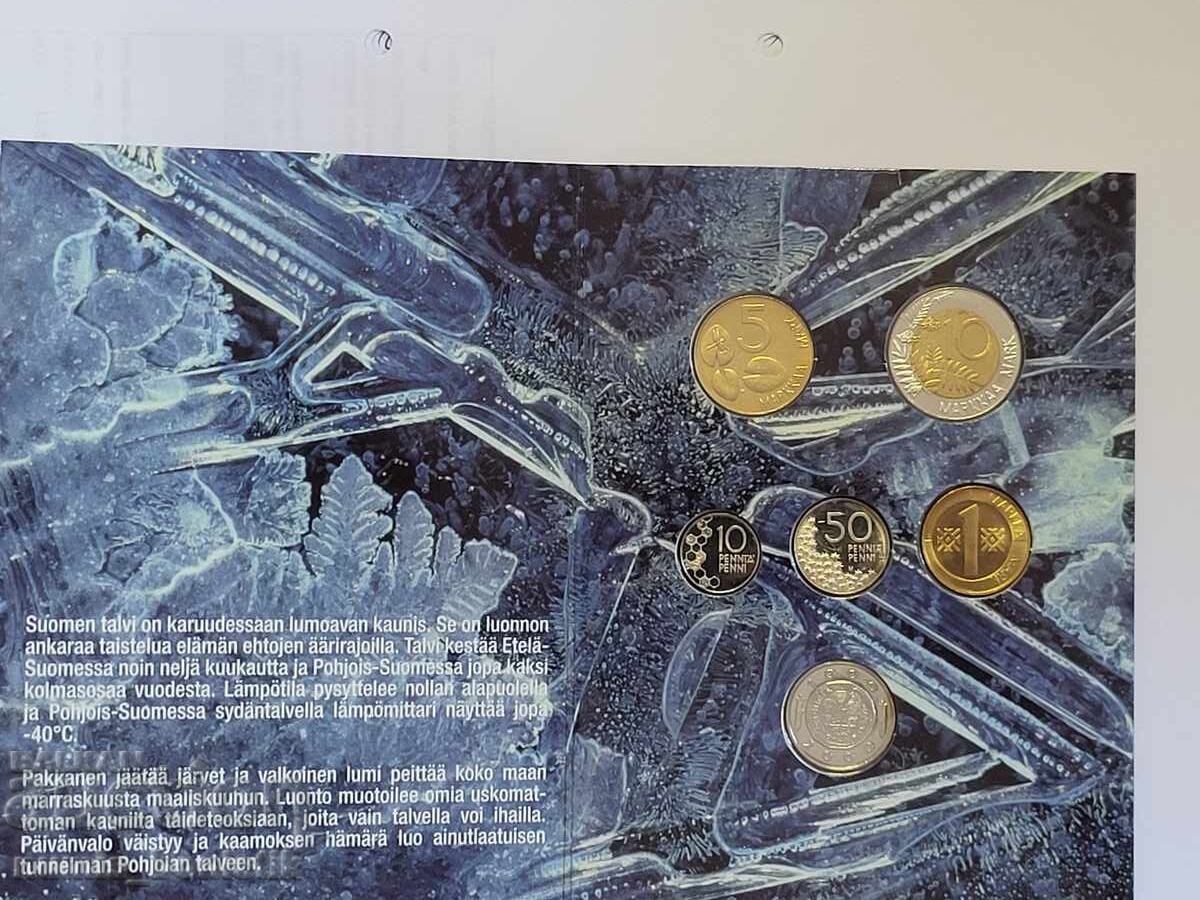 Licitație Set 10 și 50 penni, 1, 5, 10 și 1 000 marce 2000 Finlanda Licitație Set 10 și 50 penni, 1, 5, 10 și 1 000 marce 2000 Finlanda