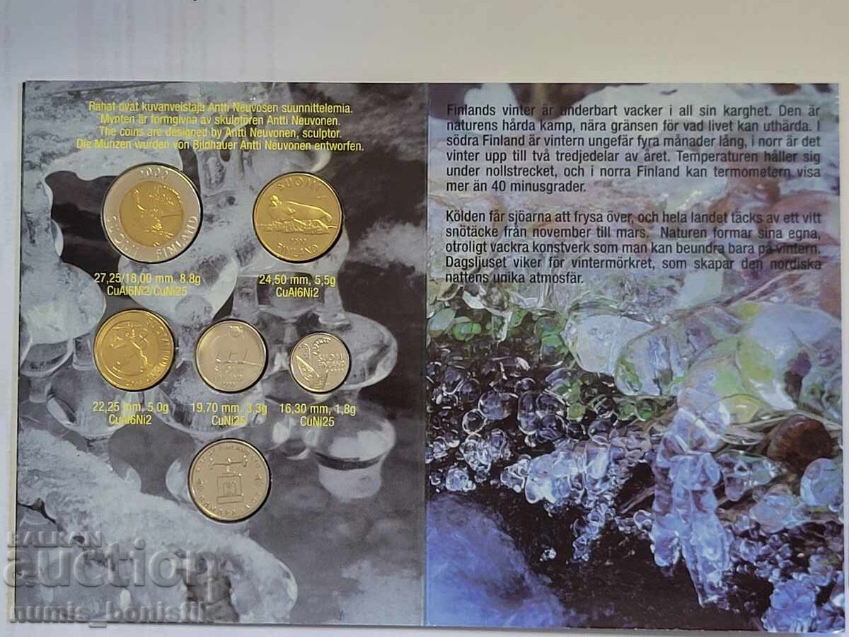 Livrarea Set 10 și 50 penni, 1, 5, 10 și 1 000 marce 2000 Finlanda Livrarea Set 10 și 50 penni, 1, 5, 10 și 1 000 marce 2000 Finlanda