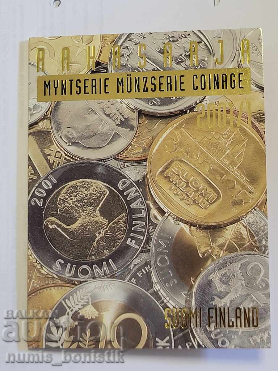 Set 10 și 50 penni, 1, 5, 10 marci 2001 + 1 marcă 1864 Finlanda - 5