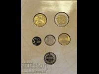 Set 10 și 50 penni, 1, 5, 10 marci 2001 + 1 marcă 1864 Finlanda