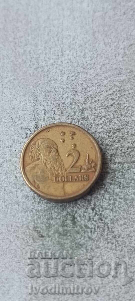 Australia 2 dollars 1988
