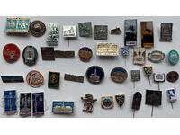 Vintage USSR badges (40 pcs.) - LOT 14