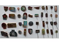Vintage USSR badges (40 pcs.) - LOT 17