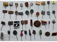 Vintage USSR badges (40 pcs.) - LOT 18