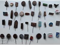 Vintage USSR badges (40 pcs.) - LOT 19