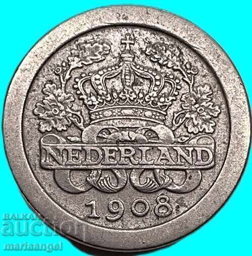 Netherlands 1908 5 cents - 5 Netherlands 1908 5 cents - 5