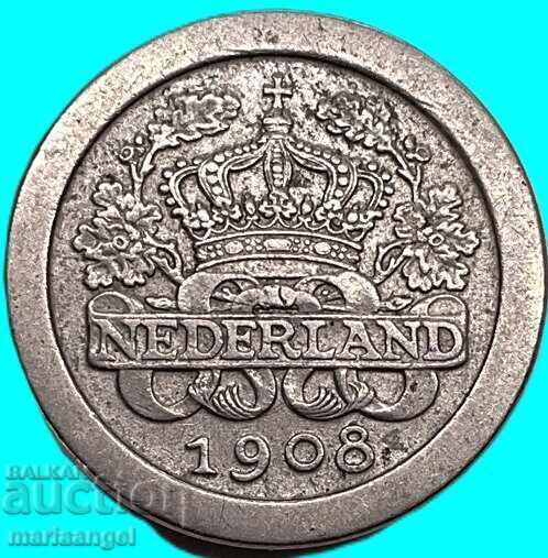 Netherlands 1908 5 cents Netherlands 1908 5 cents