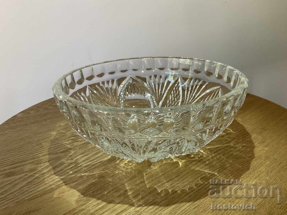 Crystal fruit bowl. Soviet Union Crystal fruit bowl. Soviet Union