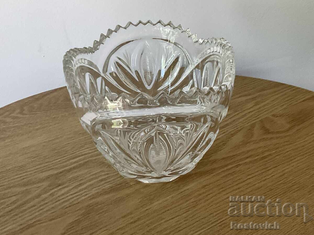 Large crystal boat vase, Soviet Union with price € 24.00 | 46.94 BGN