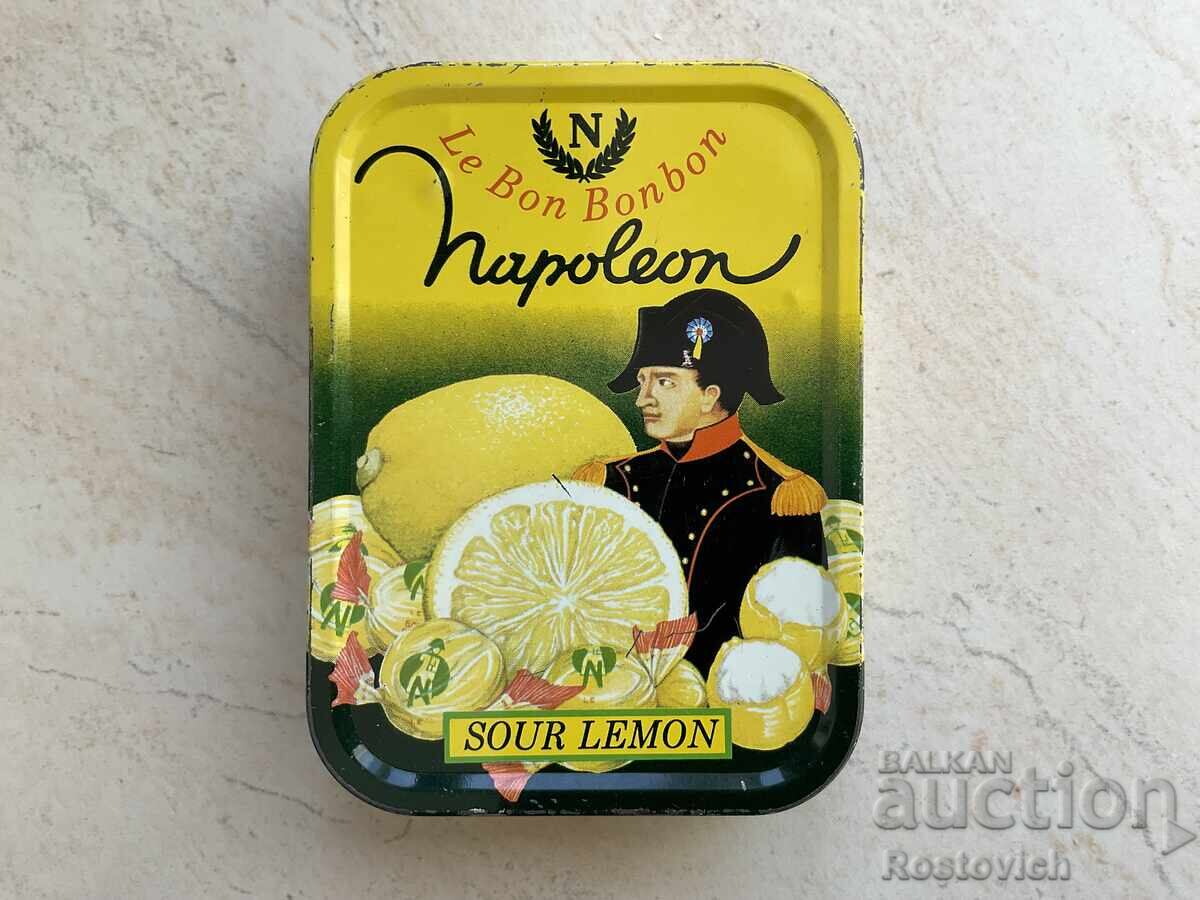 Vintage Napoleon Le Bon Bonbon candy tin. Belgium