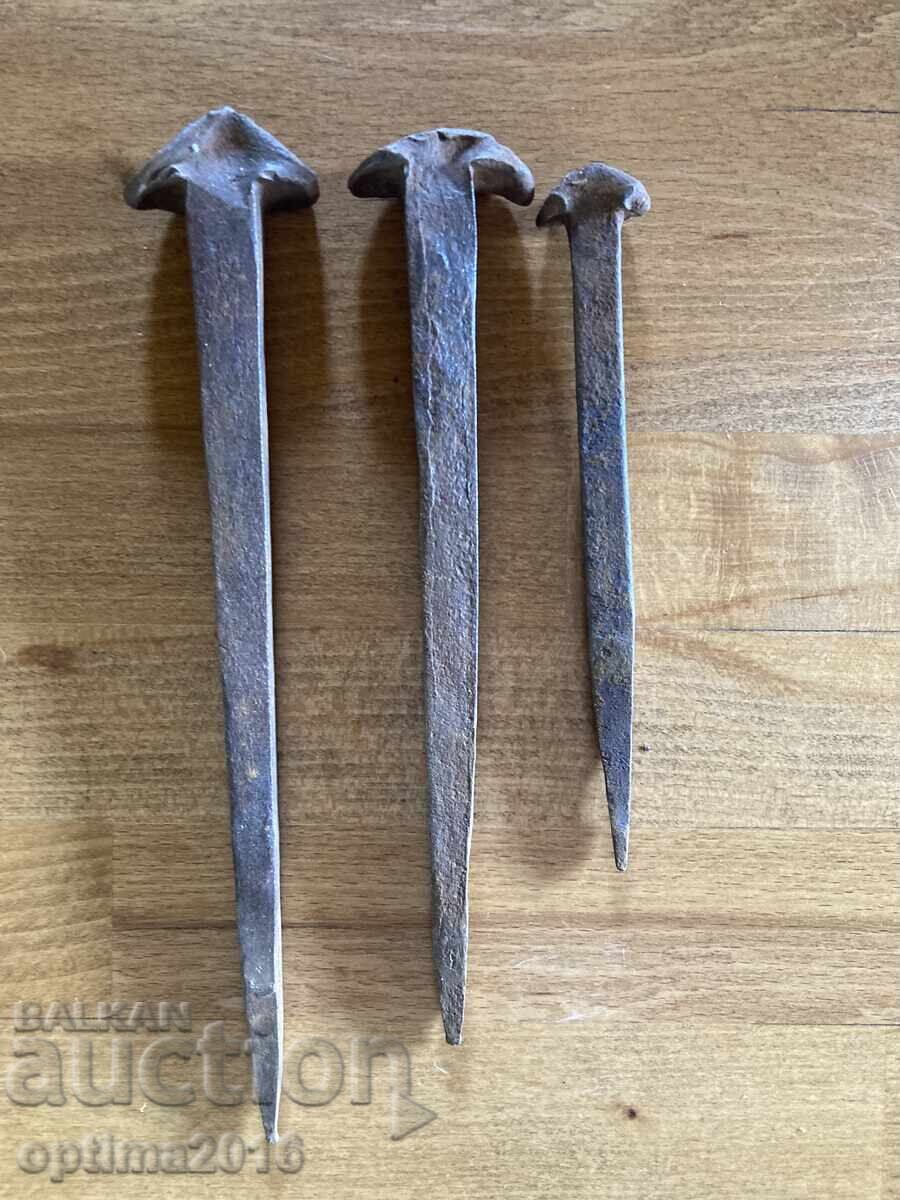 Hand-forged nails