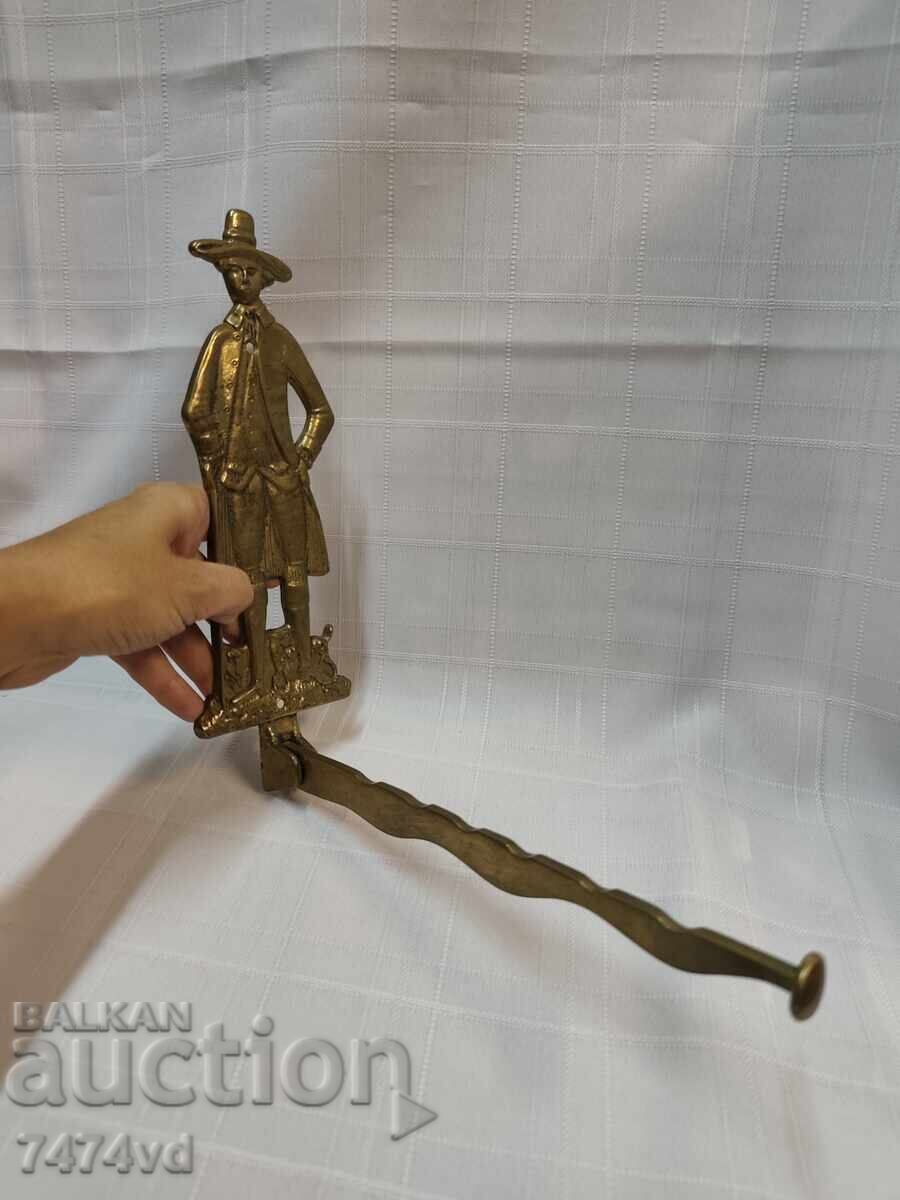Bronze folding wall hanger with an image Bronze folding wall hanger with an image