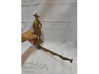Bronze folding wall hanger with an image