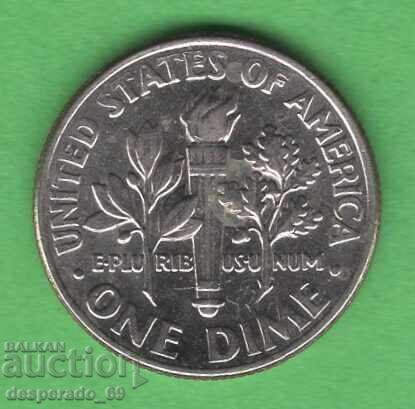 (¯`'•.¸ 10 cents 2000 (D) USA ¸.•'´¯) με τιμή € 0.30 | 0.59 BGN