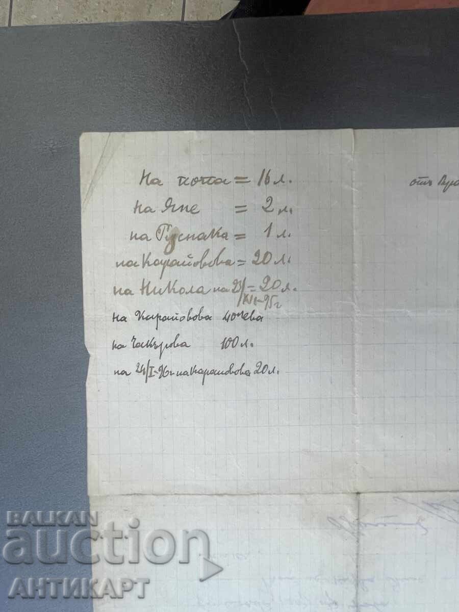 Auction  IMRO document Macedonian Committee Sofia 1895 signature Lyapchev