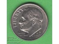 (¯`'•.¸ 10 cenți 2003 (D) SUA ¸.•'´¯)