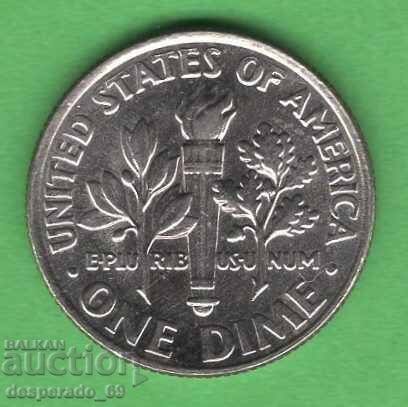 (¯`'•.¸   10 цента 2004 (D)  САЩ  ¸.•'´¯) с цена € 0.30 | 0.59 лв.