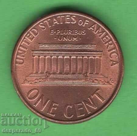 (¯`'•.¸ 1 cent 1999 SUA ¸.•'´¯) cu preț € 0.10 | 0.20 BGN