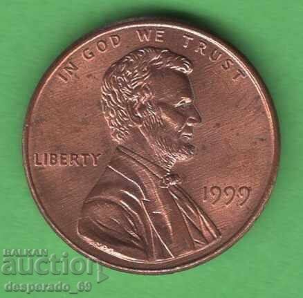 (¯`'•.¸ 1 cent 1999 SUA ¸.•'´¯)