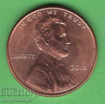 (¯`'•.¸ 1 cent 2018 USA ¸.•'´¯) (¯`'•.¸ 1 cent 2018 USA ¸.•'´¯)