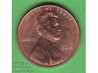 (¯`'•.¸ 1 cent 2018 USA ¸.•'´¯)