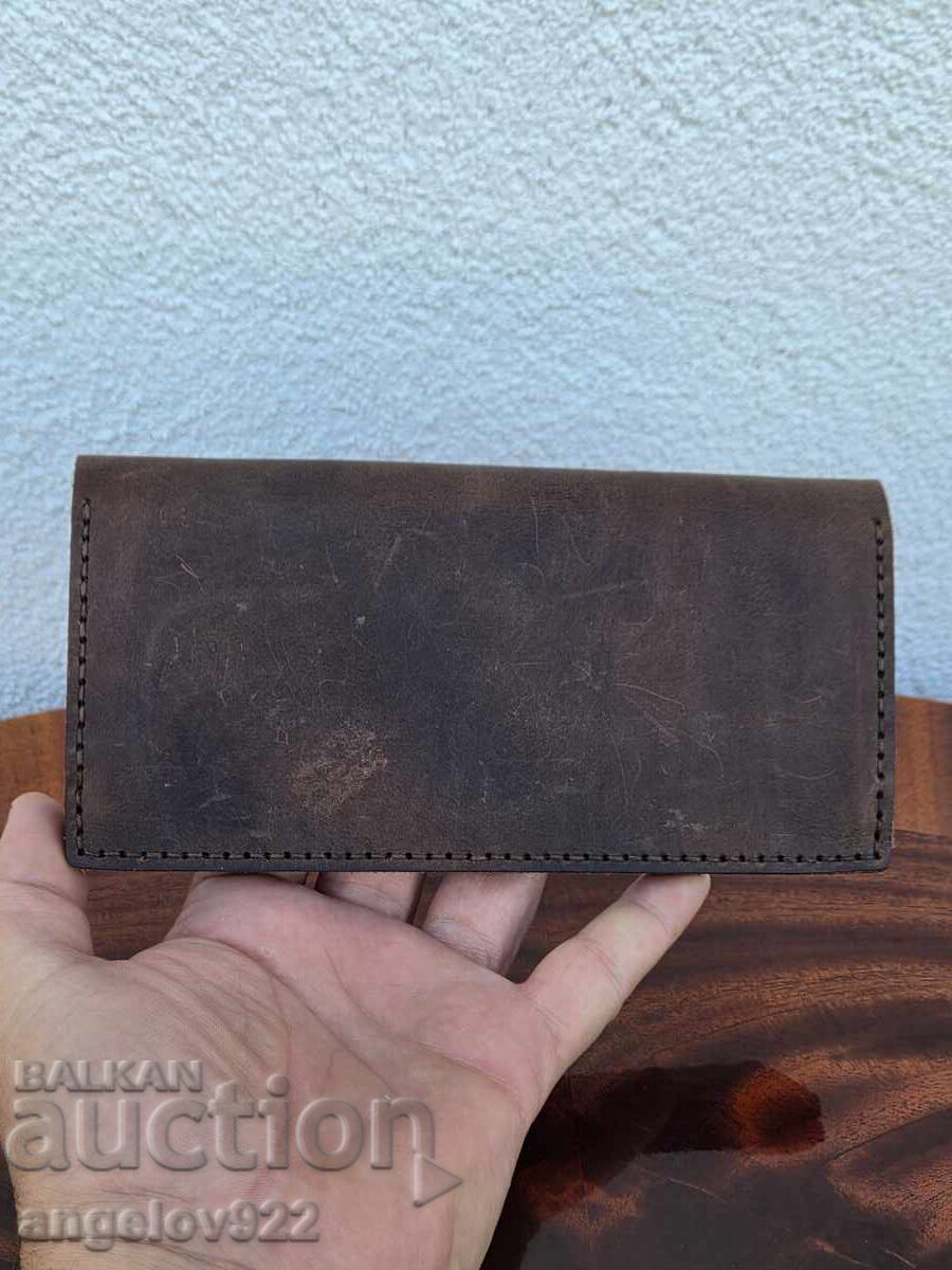 Δημοπρασία Vintage δερμάτινο πορτοφόλι LOYAL