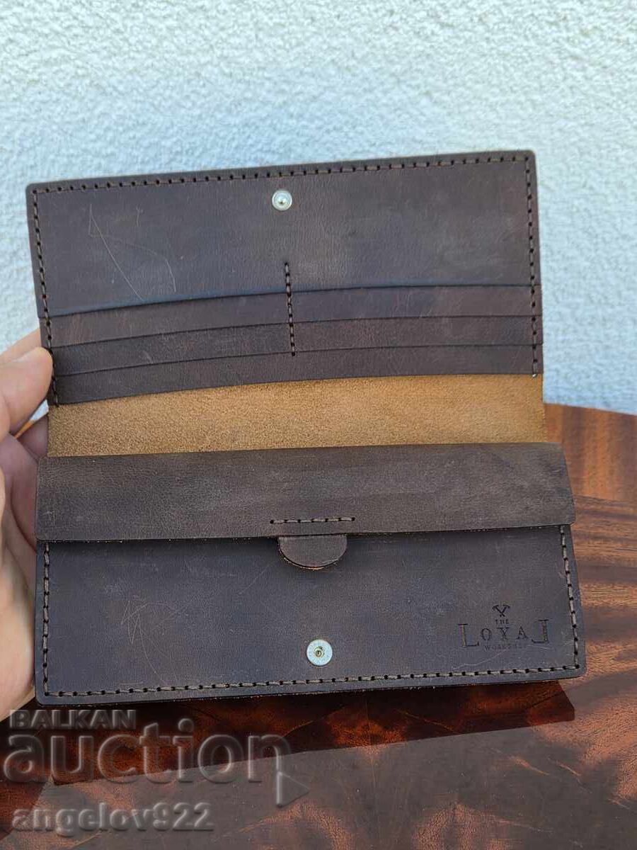 Vintage δερμάτινο πορτοφόλι LOYAL