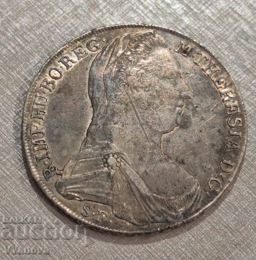 Auction Old coin Thaler 1780 Auction Old coin Thaler 1780