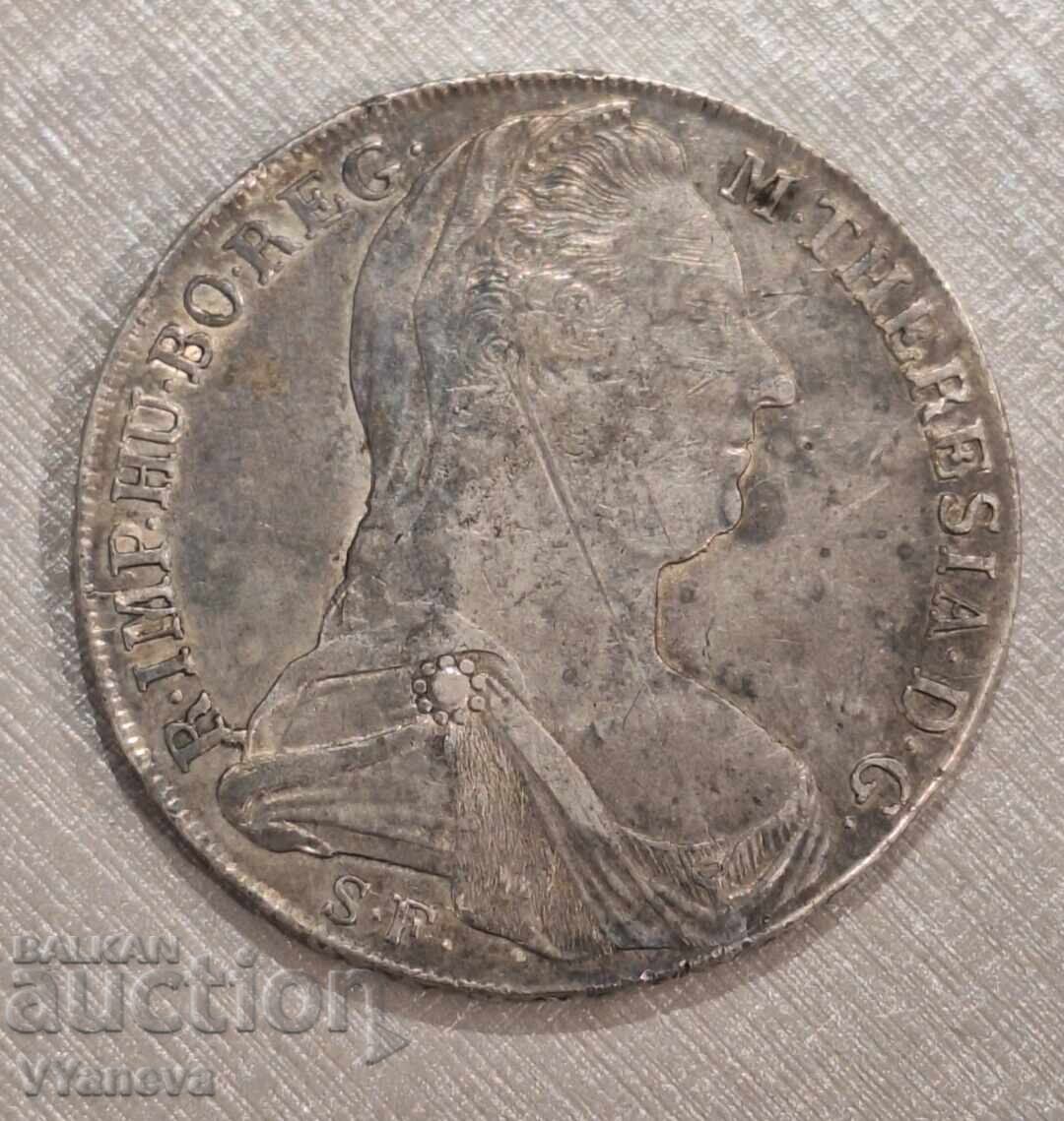 Old coin Thaler 1780 Old coin Thaler 1780