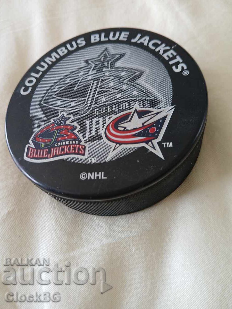 Auction  Columbus Blue Jackets Hockey Puck