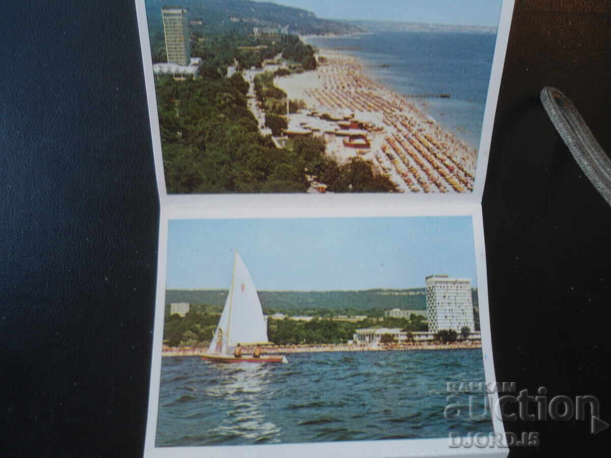GOLDEN SANDS, Old postcards, brochure with price € 2.50 | 4.89 BGN