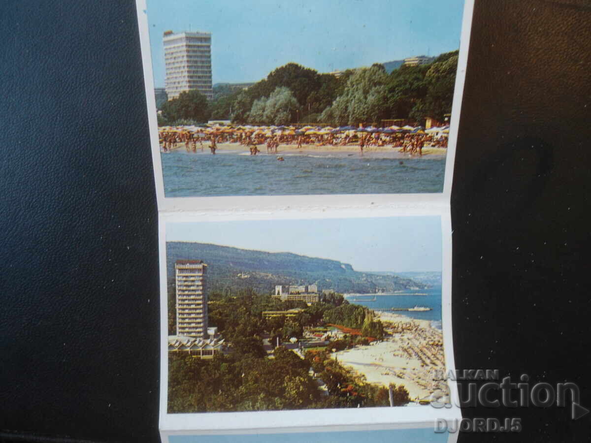 Auction  GOLDEN SANDS, Old postcards, brochure