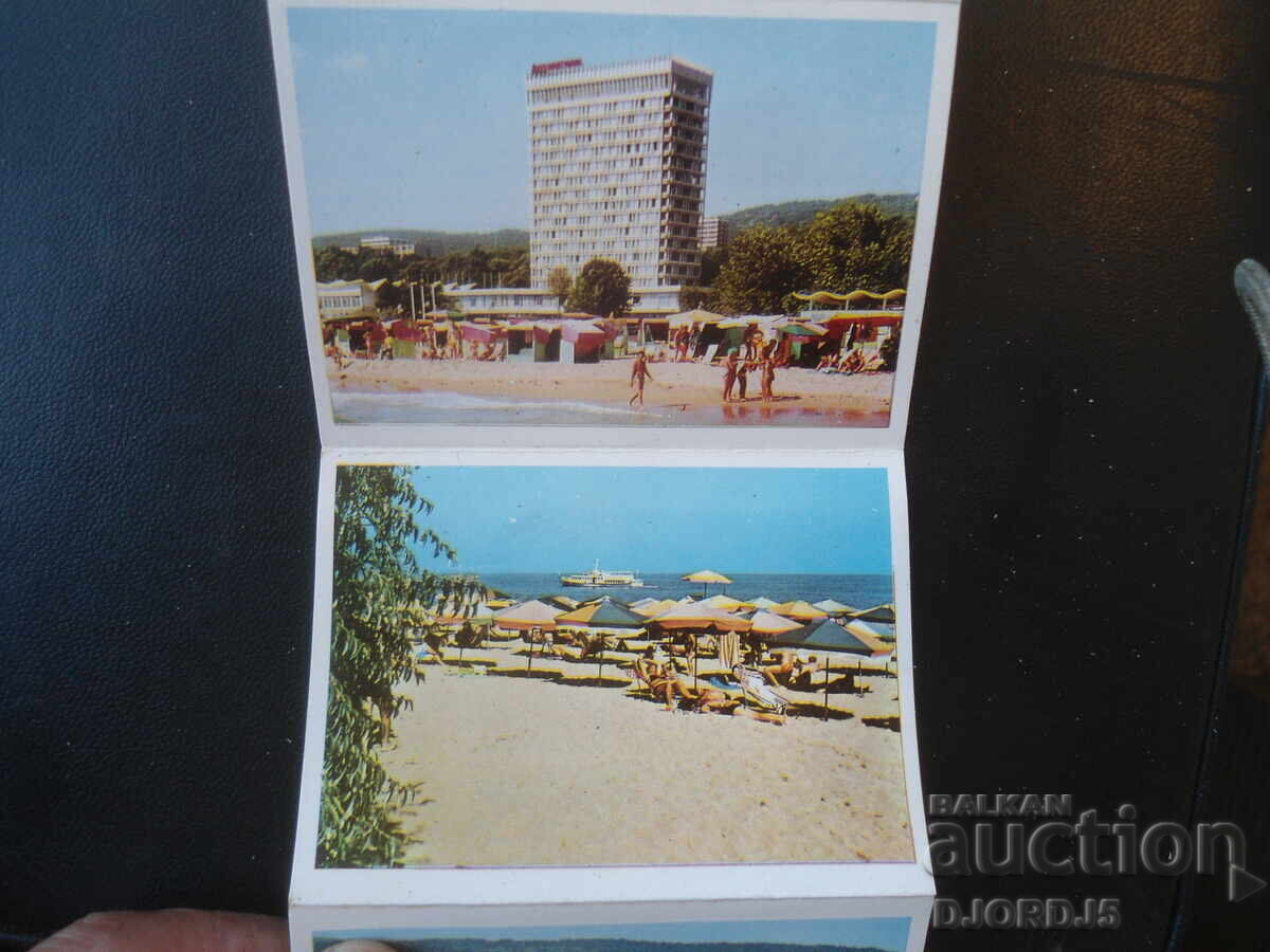 Delivery of GOLDEN SANDS, Old postcards, brochure