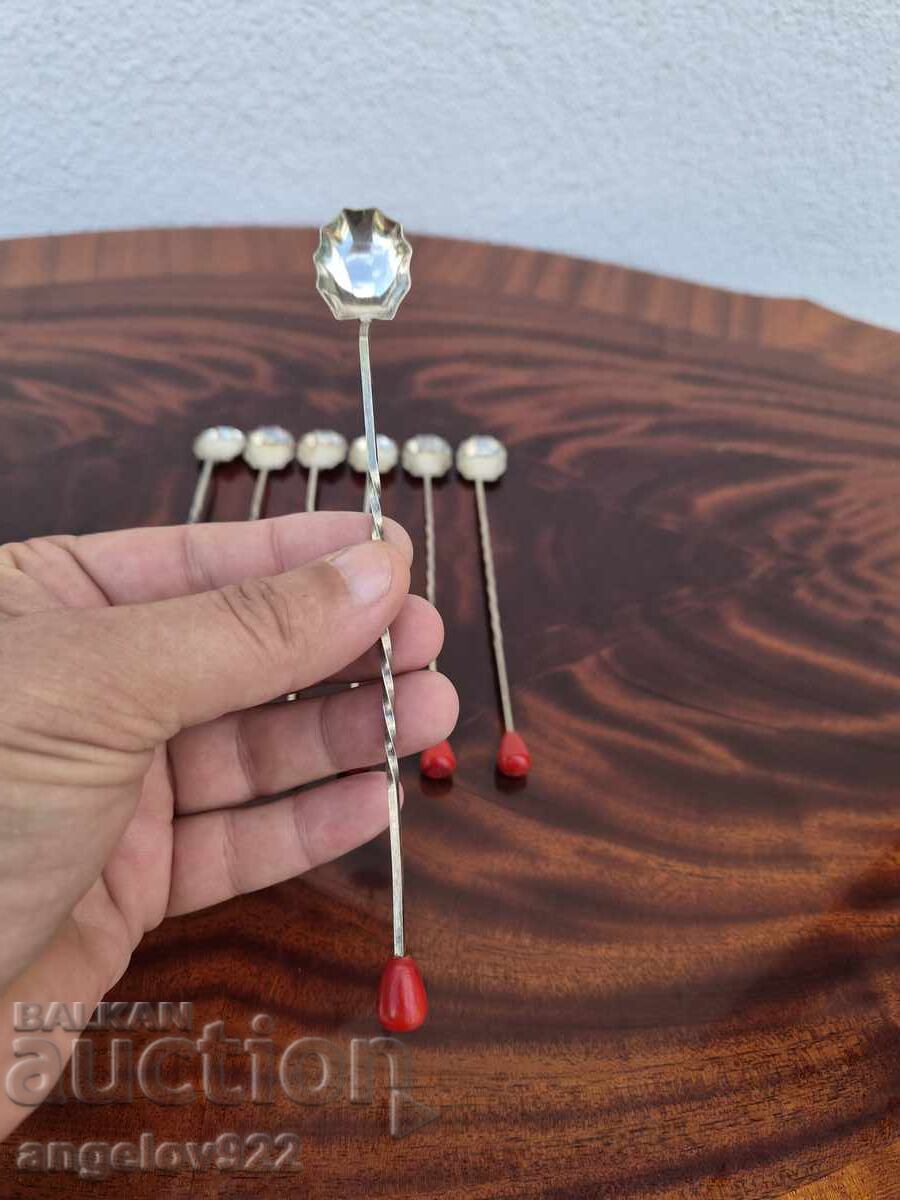 Vintage cocktail spoons NS with price € 0.01 | 0.02 BGN Vintage cocktail spoons NS with price € 0.01 | 0.02 BGN