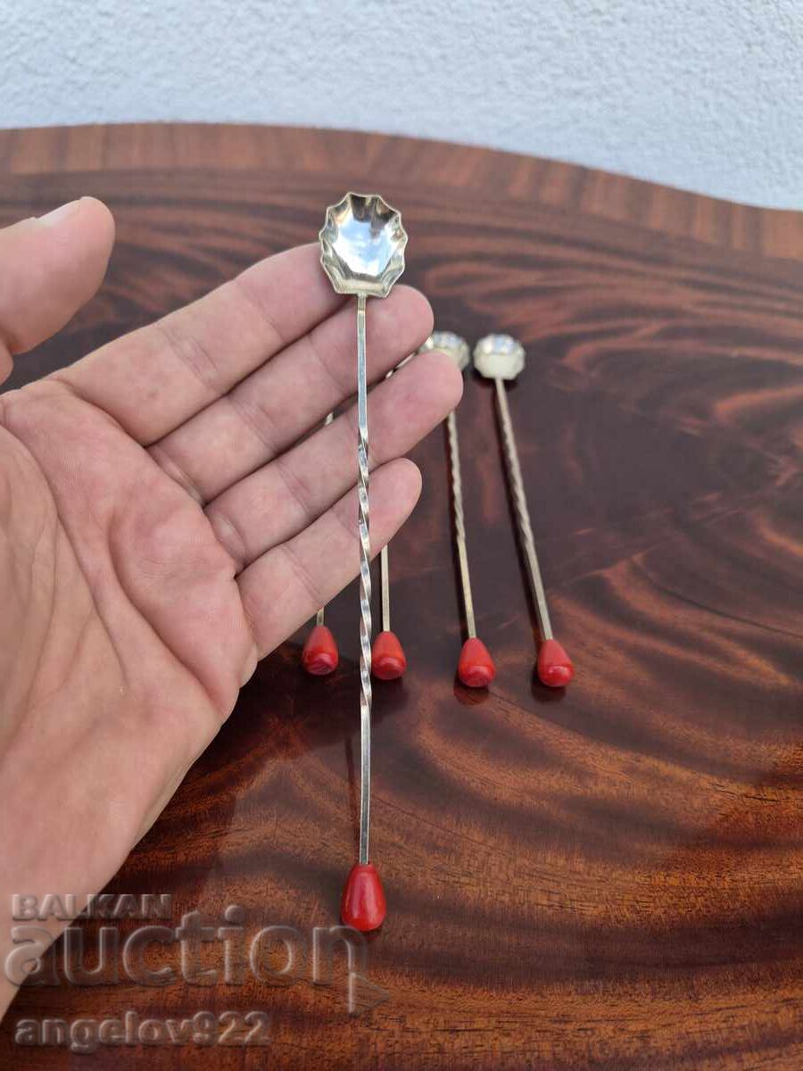 Auction Vintage cocktail spoons NS Auction Vintage cocktail spoons NS