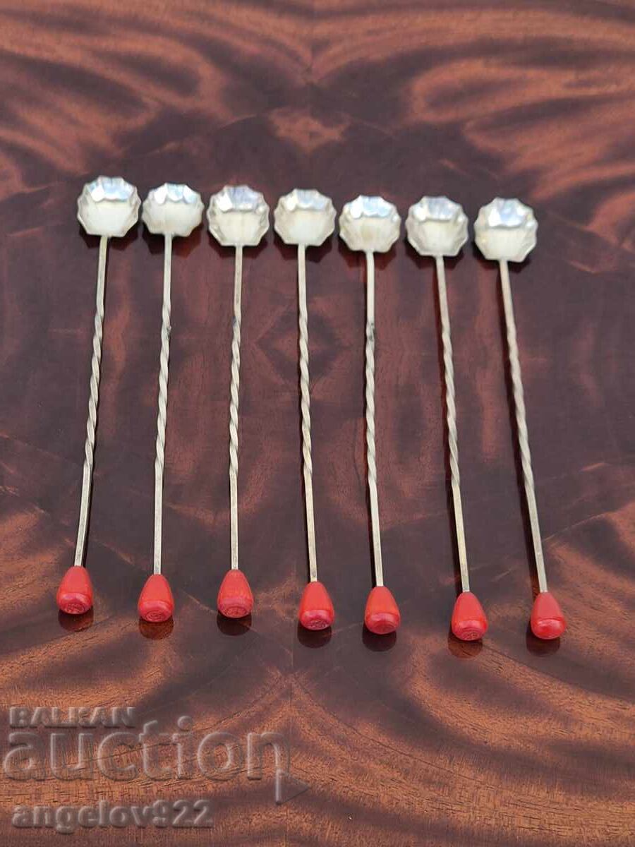 Vintage cocktail spoons NS Vintage cocktail spoons NS