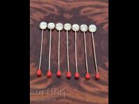 Vintage cocktail spoons NS