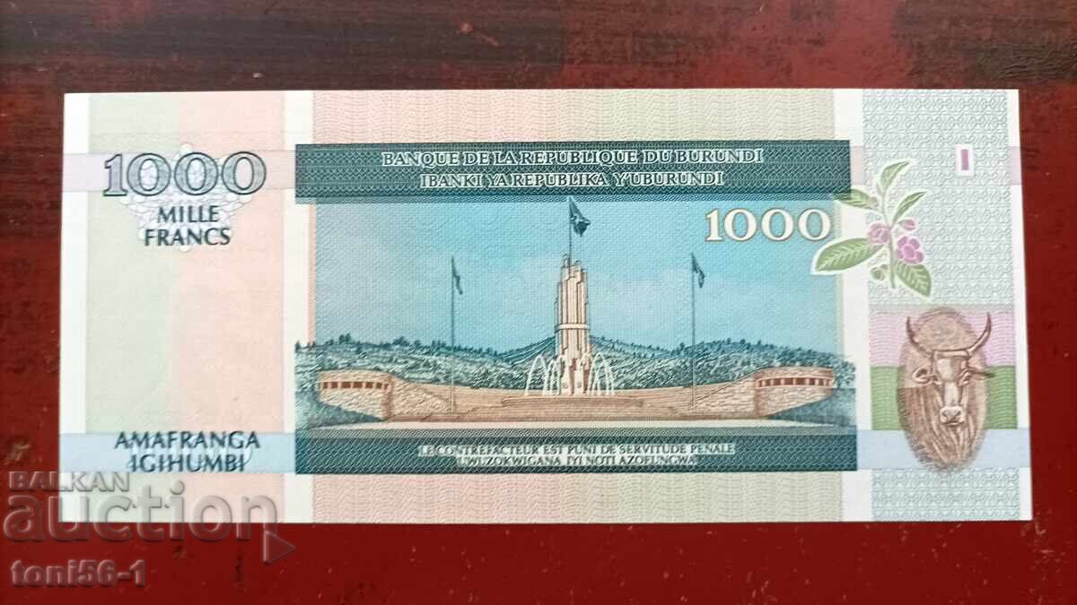 Бурунди 1000 франка 2006г UNC с цена € 3.00 | 5.87 лв.