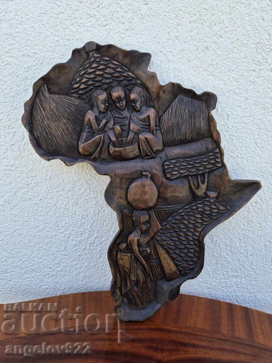 Licitație Panou decorativ masiv din lemn în relief pentru perete!!! Licitație Panou decorativ masiv din lemn în relief pentru perete!!!
