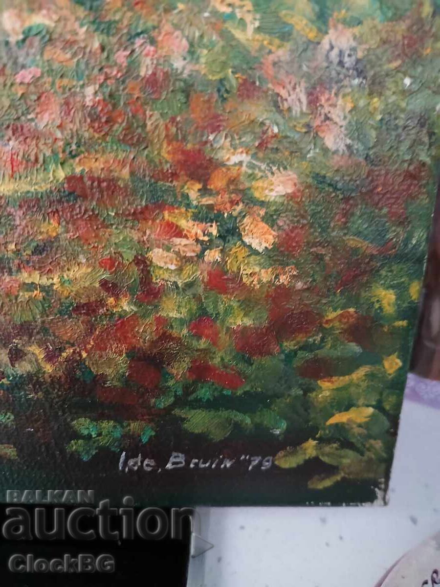 Pictură în ulei originală „Fermă olandeză” de I. de Bruin cu preț € 895.00 | 1750.47 BGN