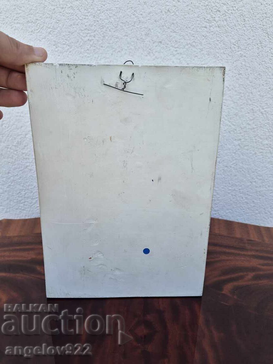 Platou masiv din porțelan în relief pentru perete!!! - 6