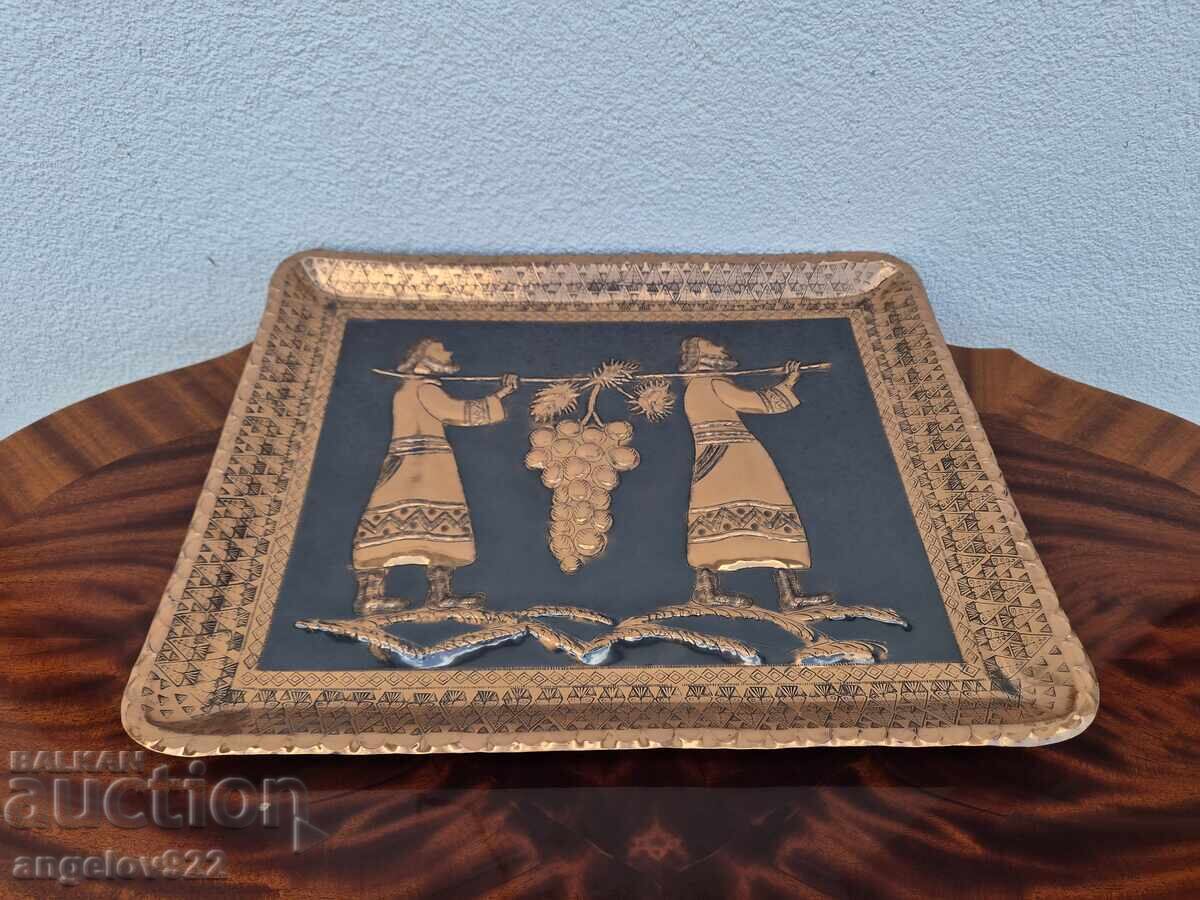 Vintage embossed copper wall panel!!! with price € 0.01 | 0.02 BGN